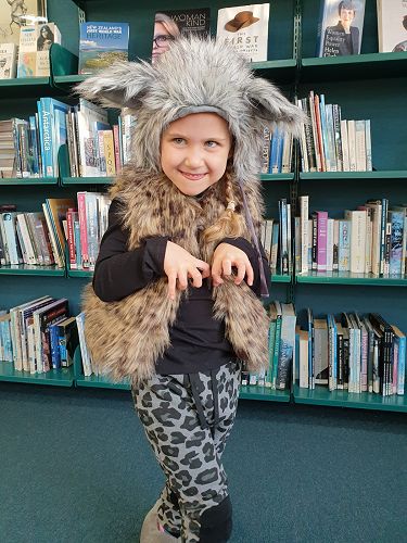 Students enjoying Fictional Character Dress Up Day