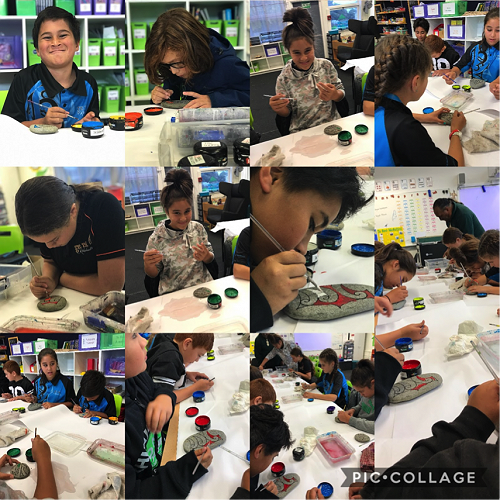 Kohatu artwork with Matua Te Mairiki