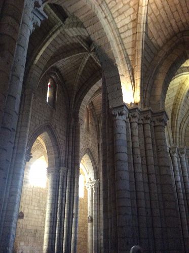Day 11 Church in Plaza Mayor, Villalcazar de Sirga - the town is small and church is huge