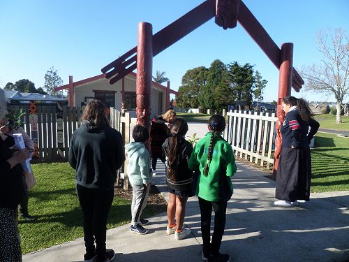 Outside Marae