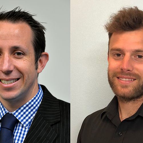 First XI Hockey coaches 2018 - Craig Hardman and Matt Rees-Gibbs