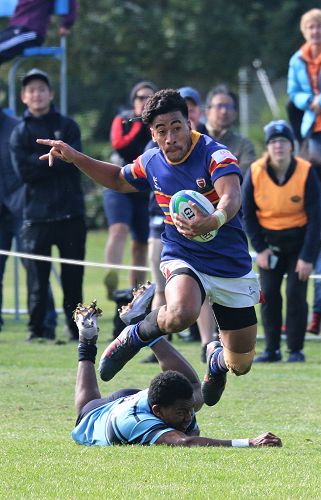 Rocky - on attack for the first XV
