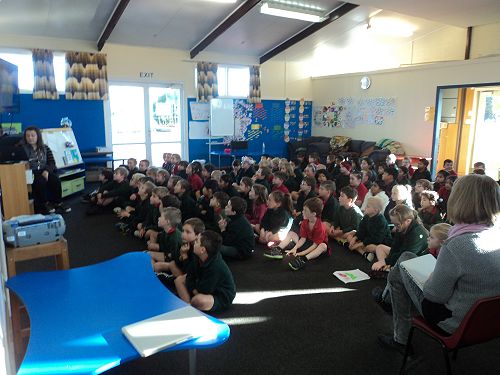 The Year 2 Hub during Whanau Hui
