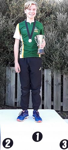 Quade Mclachlan at the SISS Cycling Champs