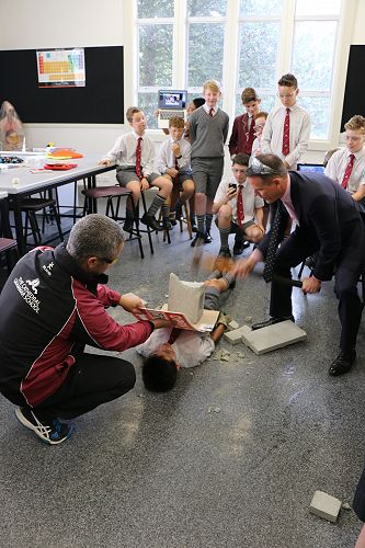 James leading by example