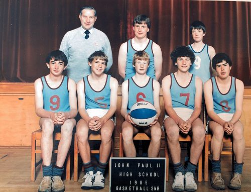 Back Row: Bill Kennedy (Coach), Nick Tranter, Lee Swinburn.Front Row: Philip Thwaites, Kelvin Fisher, Alfred Lyons, Shane Peipi.  Peter Trouland.