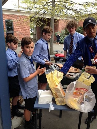 The youngest members of our group are by no means the least significant. Zeb Lumb and Harrison Lester have organised several group events, including this group barbecue.

