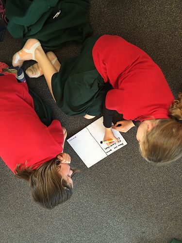 Neeve and Emma W discussing the future of Oaklands