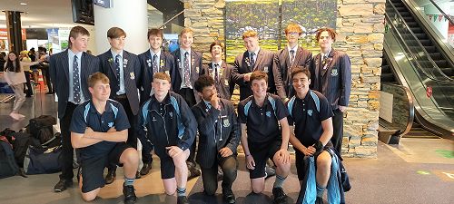 The team before heading off to Wellington