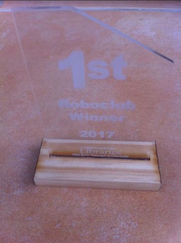 1st Place Roboclub Winner