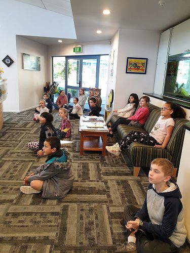 Our Mid Term 3 Winners waiting patiently for the Zoom Assembly to start