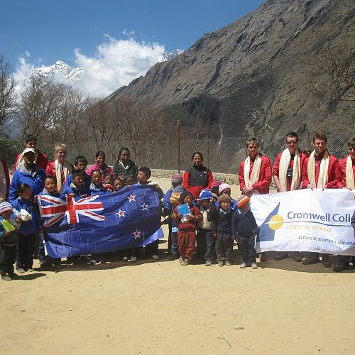 Cromwell College with Pupils from Phortse School