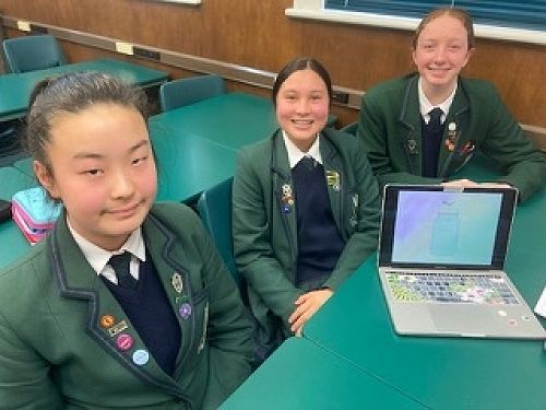 Yuiko, Emily, Holly and Erin -  Herb pots