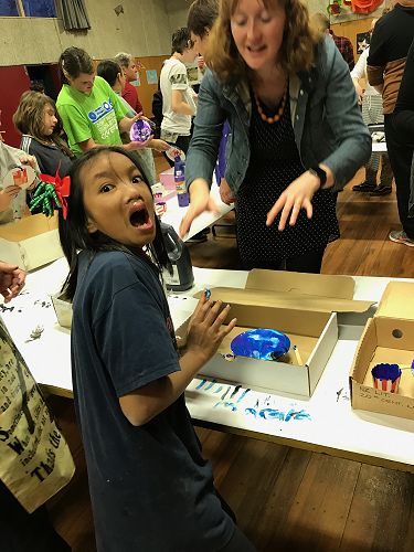 Aquila enjoying herself. 