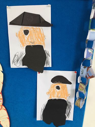 The children were very creative and designed their own pirates.