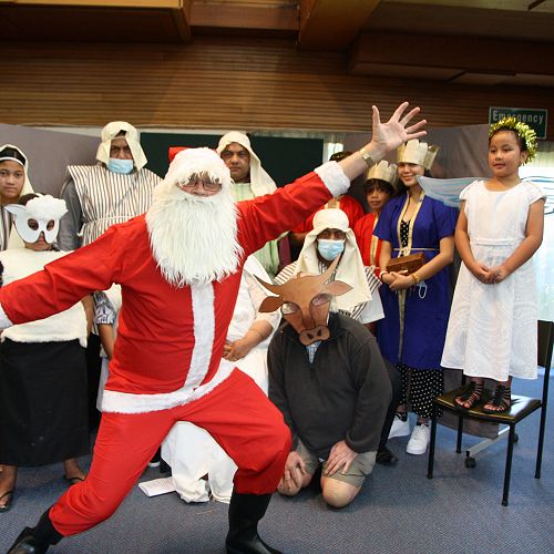 Christchurch West Methodist Parish presented a Christmas drama, Away with the Manger.