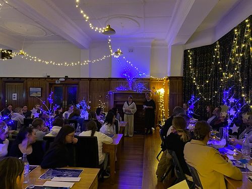 Marianne Parks and Belinda Van der Zande addressing the students