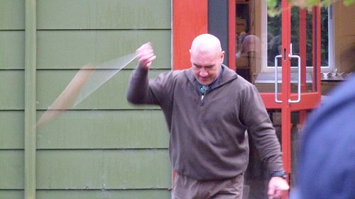 International student Māori class