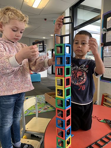 Tower building