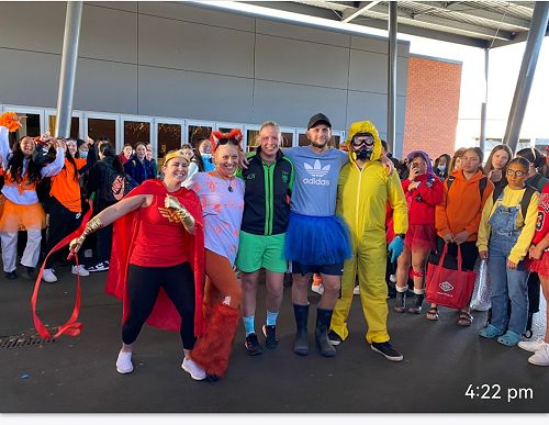 Heads of houses getting in the spirit! 