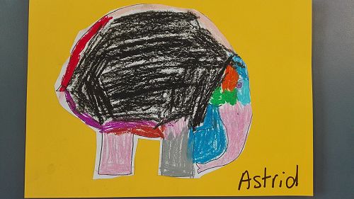 E is for Elmer the Elephant