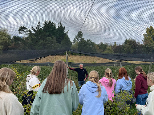 Students enjoying hearing from Eric Johnston