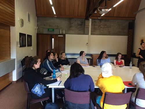 Year 12 & 13 Gender Studies classes attending University of Canterbury