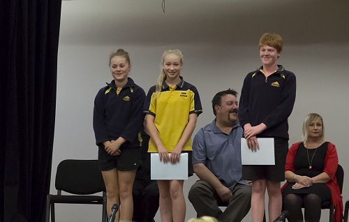 Our Board of Trustees presented class merit and excellence certificates