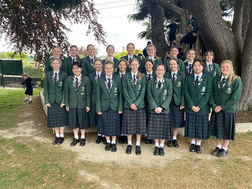 2023 Prefects by 'the big tree'