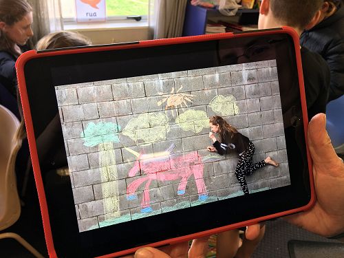 Calendar art in the making...