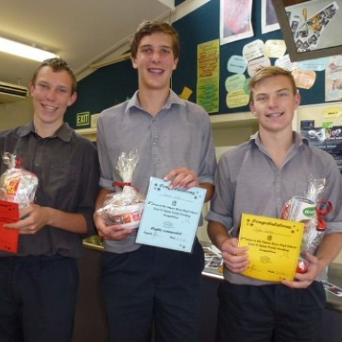 Year 10 Masterchef winners