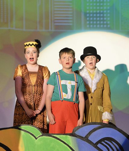 Jojo with his parents, Mr and Mrs Mayor