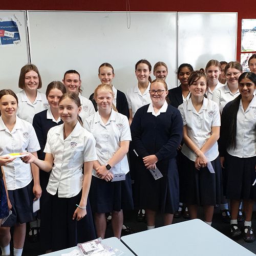 9BYS present funds raised to the Charities Prefects