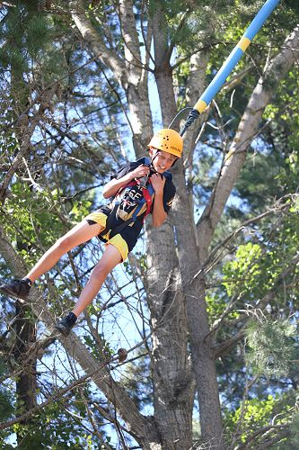 Adam flying high in the sky