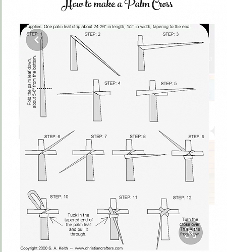 Palm Crosses design one