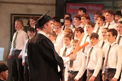 Conductor leading the way