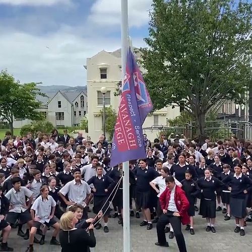 Video: Lowering of Kavanagh Flag