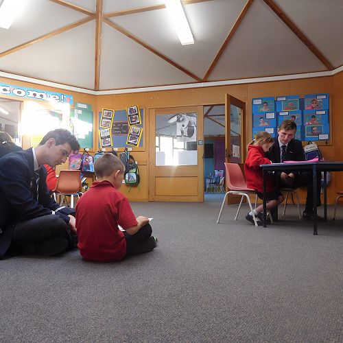 Buddy Reading at Mornington School