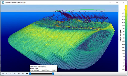 ECHOVIEW Hydroacoustic Data Processing of WASSP Multibeam recordings