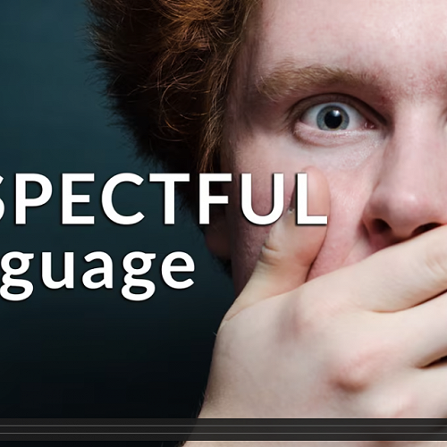 Respectful language