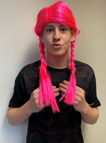 Pink Shirt Day mufti - Hamish Kelleher