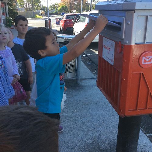 Into the post box it goes!