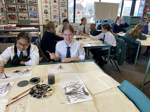 Open Day - Brush Painting