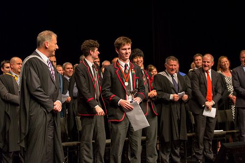 James McCrea, Winner of "The Grimes Gold Medal and Dux of the College" 2016
