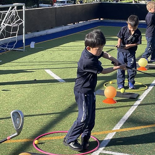 Golf lessons were so much fun