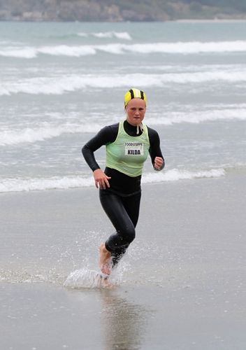 All concentration when coming out of the Water