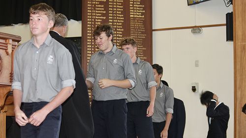 Presentation of Super Eight Academic Badges