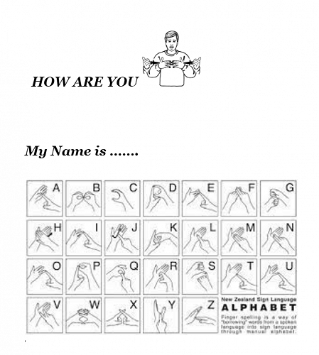 NZSL - "How are you?" and how to spell your name! 