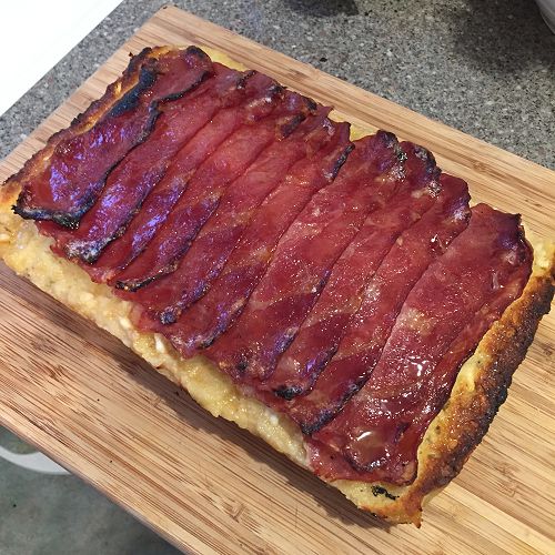 Morning Tea June issue 2022 (bacon and maple syrup slice)
