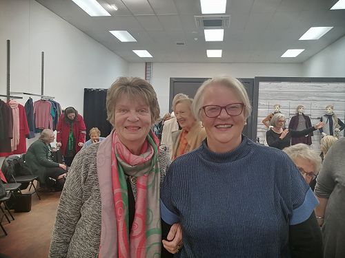 Shona Wray and Margaret Harper - looking good!